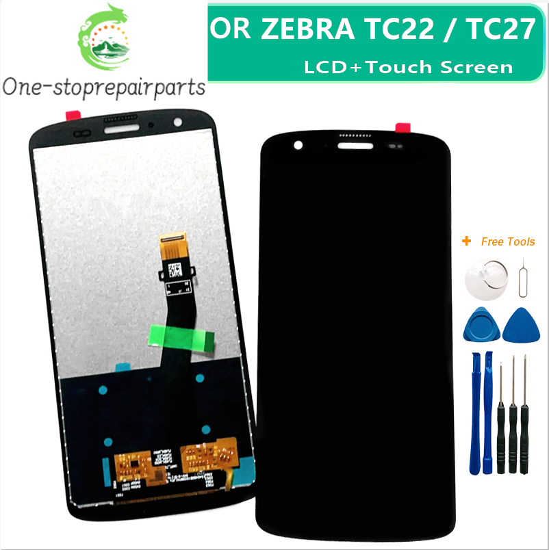 New Original For ZEBRA TC22 TC27 LCD Display + Touch Screen Replacement For zebra tc 27 tc 22 lcd Full Screen Dispaly Assembly Other Brand Phone repair parts