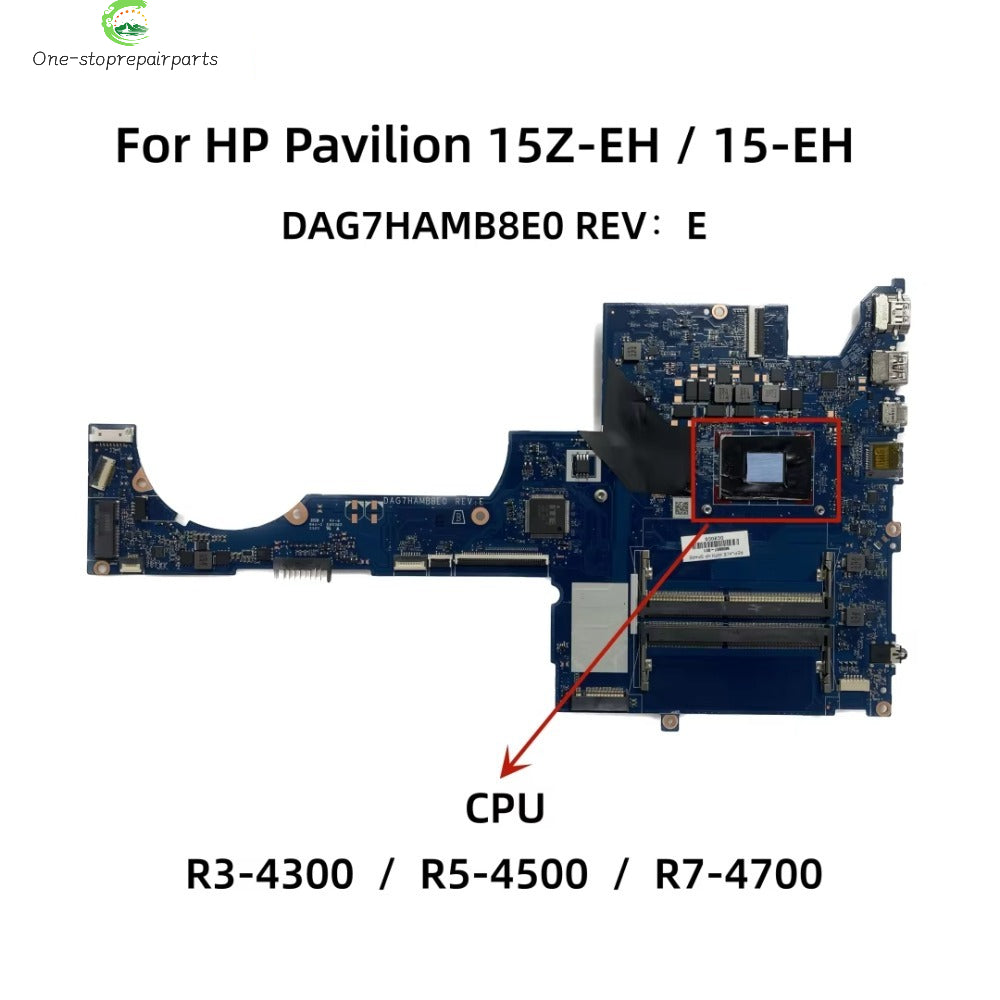 DAG7HAMB8E0 For HP Pavilion 15z-EH 15-EH Laptop Motherboard With R3-4300 R5-4500 R7-4700 CPU M08867-601 M08866-601 M08868-601 Acer laptop repair parts