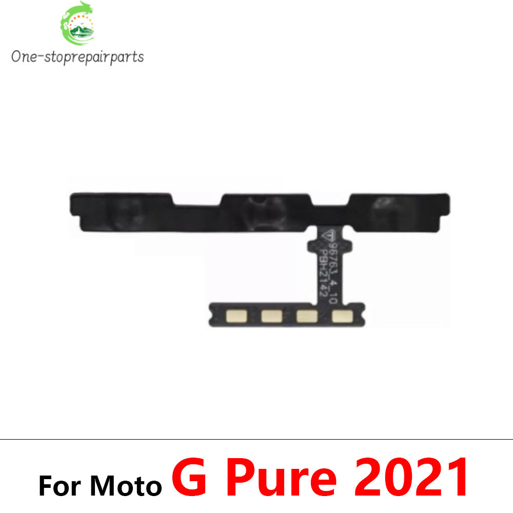 Power On Off Volume Side Button Key Flex Cable For Motorola Moto G 5G Plus Power Stylus Play Pure 2021 2022 Motorola phone repair parts