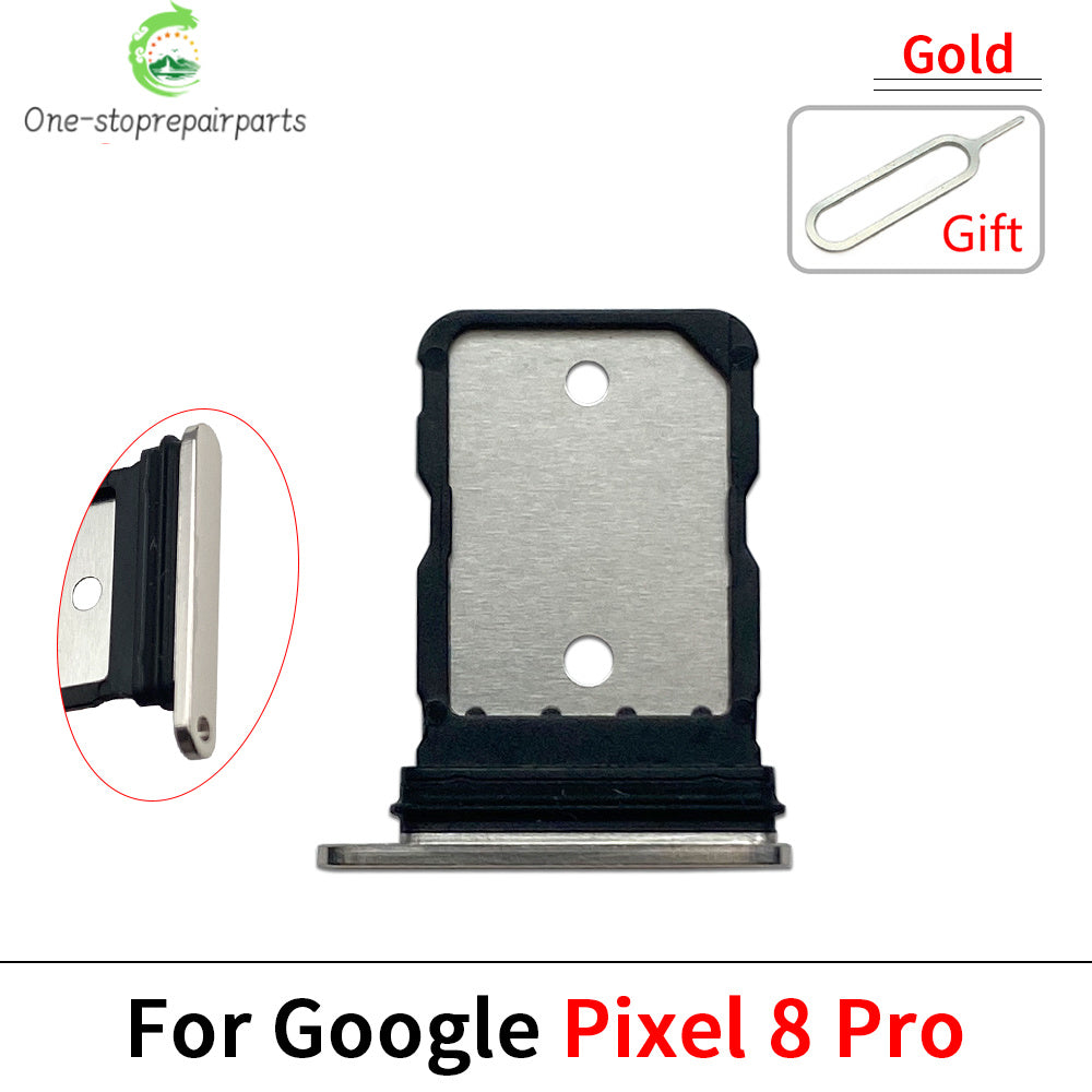 SIM Card Slot SD Card Tray Holder Adapter For Google Pixel 7 / Pixel 7 Pro / Pixel 7A / Pixel 8 / Pixel 8 Pro / Pixel 8A Google Pixel phone repair parts