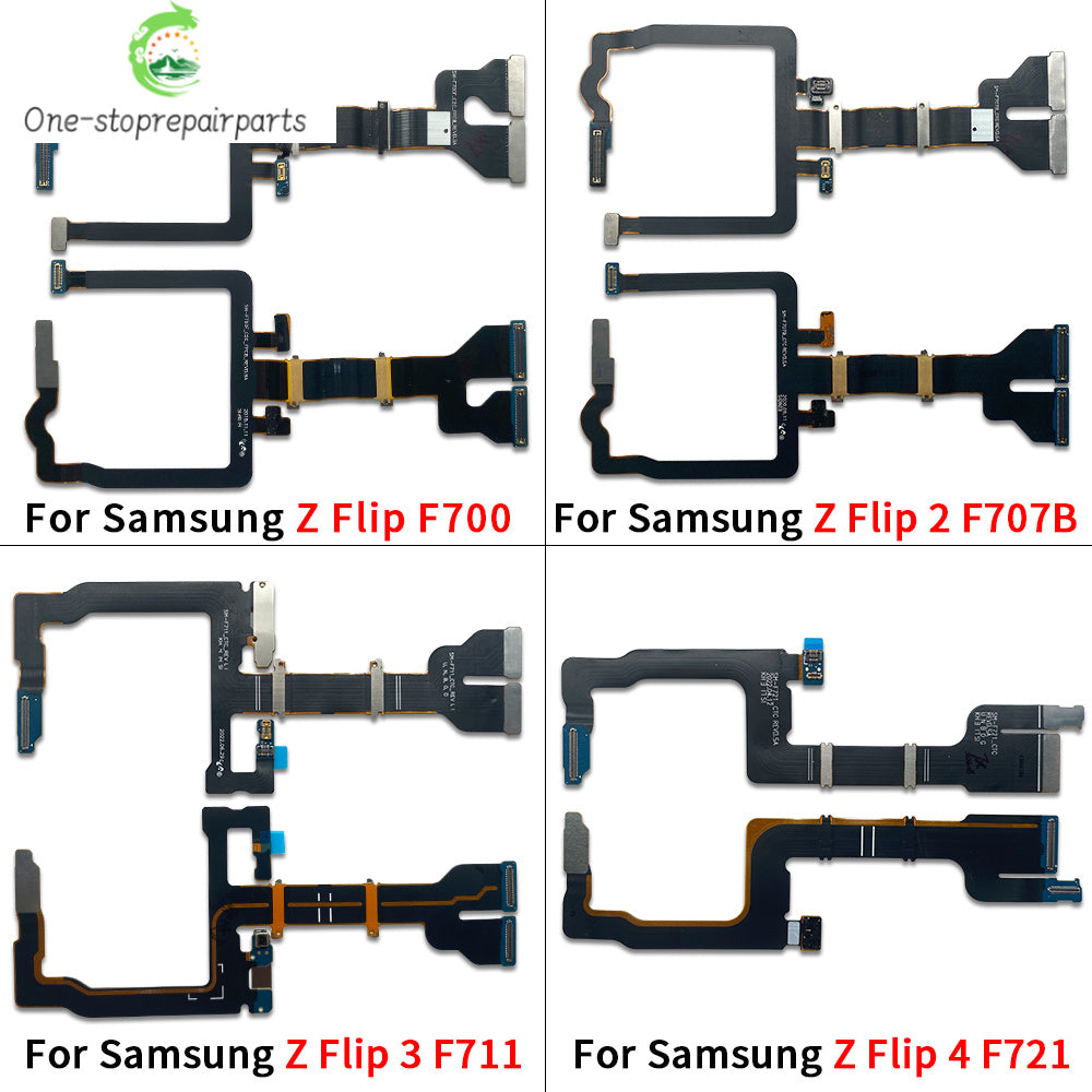 New Spin Axis Flex For Samsung Z Fold 1 2 3 4 5 6 MainBoard Connector LCD Display USB Flex Cable For Samsung Z Flip 1 2 3 4 5 Samsung phone repair parts