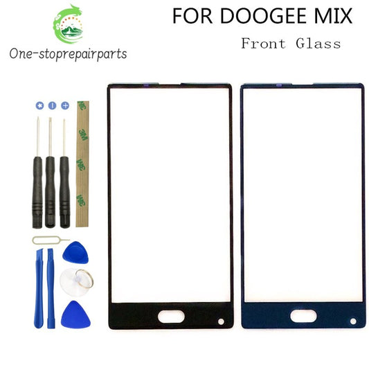 100% Original DOOGEE MIX Front Glass Screen Lens Front Touch Screen Glass Outer Lens for DOOGEE MIX 5.5 inch Phone replacement Other Brand Phone repair parts