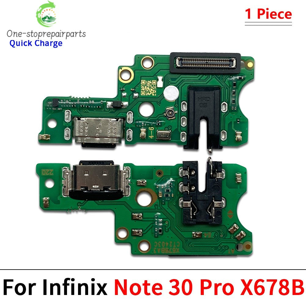 USB Charge Port Dock Connector Charging Board Flex Cable For infinix Note 7 8 8i 12 30 40 Pro 5G Smart 5 6 7 Plus Zero 8 X Pro  infinix phone repair parts