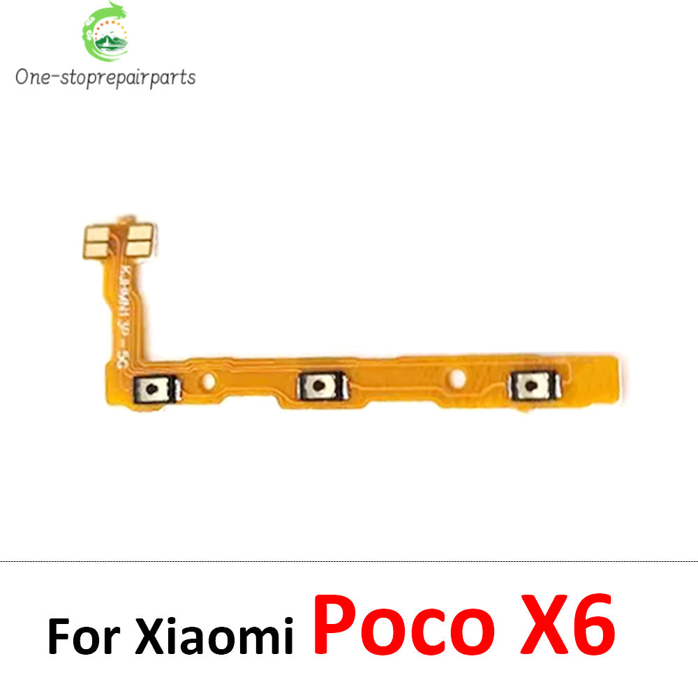 New For Xiaomi Poco F1 F2 F3 F4 F5 M3 M4 X3 X4 X5 X6 Pro 4G 5G GT Power Switch On / Off Button Volume Key Button Flex Cable  Xiaomi  Xiao mi phone repair parts