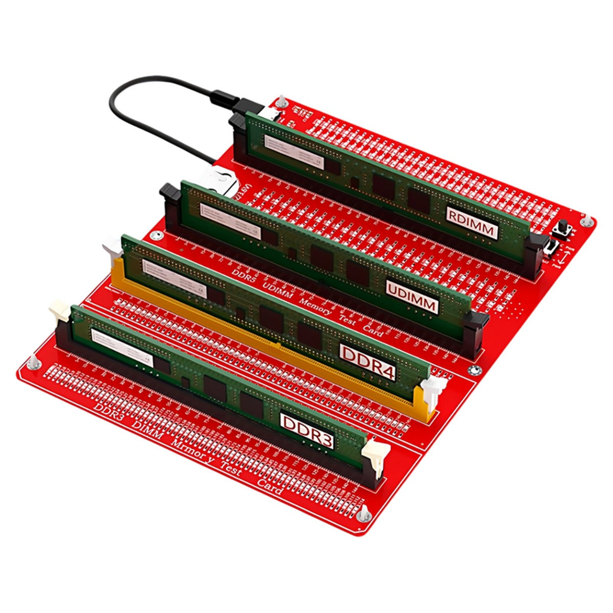 Desktop DDR3/4/5 Server, Memory Stick Tester Computer Detection Tools Troubleshooting USB Powered Laptop Computer PC repair tools