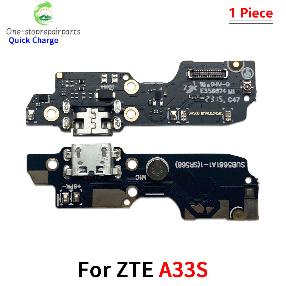 10Pcs, Dock Connector Micro USB Charger Charging Port Flex Cable For ZTE A31 A33s A34 A35 A51 A52 A53 A54 A55 A71 A72 A73 4G 5G ZTE phone repair parts