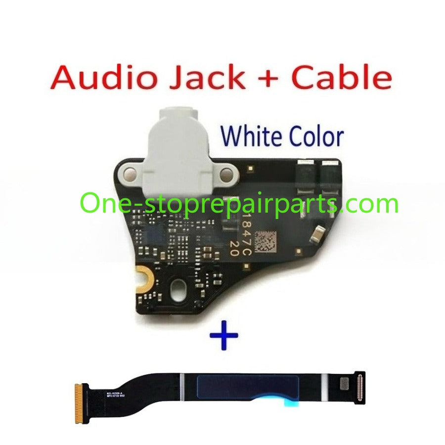 Laptop A1932 Headphone Audio Jack Board with Flex Cable 820-01124-A 821-01528-A for MacBook Air Retina 13" 2018 2019 Year Macbook repair parts