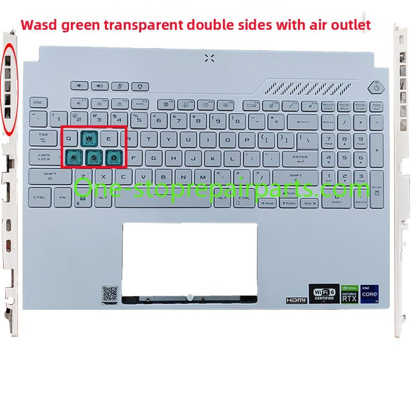 Upper case keyboard ASUS TUF3 TUF4 TUF5  FA507 FX517 FX507 F15 FX507Z FA507R FX507ZC FX517 FA607 FX617 topcase palmrest keyboard
