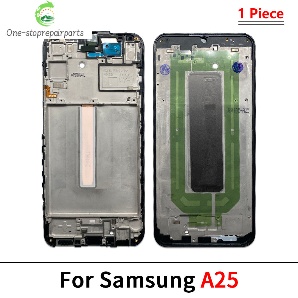 New Front Housing LCD Frame Screen Bezel Holder For Samsung A05 A05s A15 A25 A35 A06 A26 A34 4G 5G Samsung phone repair parts