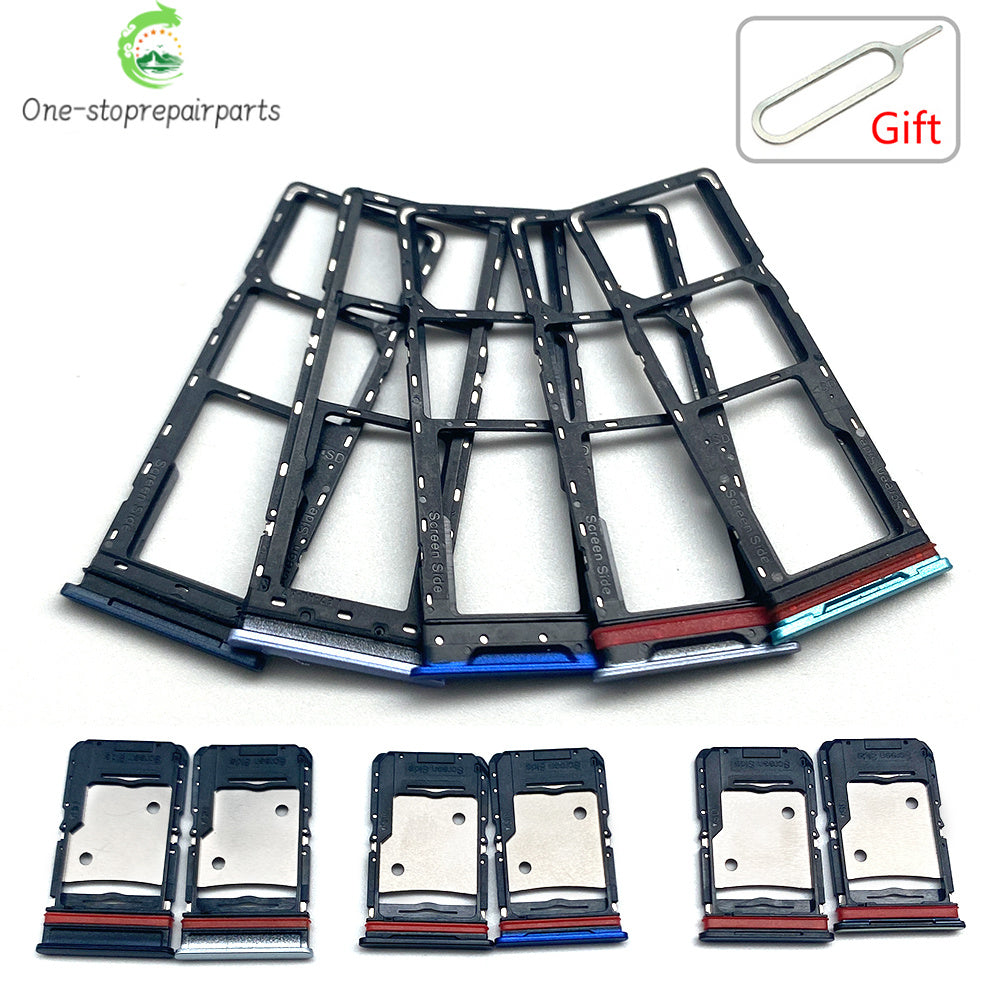 SIM Card Tray Slot Holder Adapter Accessories For Tecno Pop 5 6 7 Pova 2 3 4 5 Neo Pro Tecno phone repair parts