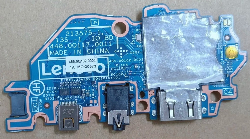 Genuine Laptop USB Audio board 213575-1 213617-1M Tested 100% OK for Lenovo thinkbook 13S G4 K3-IAP USB Audio IO Board 455.0Q102.0004 448.0Q117.0011 448.0Q203.001M 455.0Q202.0006 Lenovo laptop repair parts