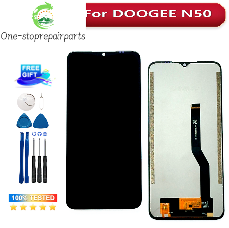 6.52' Doogee N50 LCD Display+Touch Screen Digitizer Assembly 100% Original LCD+Touch Digitizer For DOOGEE N50S N50PRO N50Plus LC Doogee phone repair parts