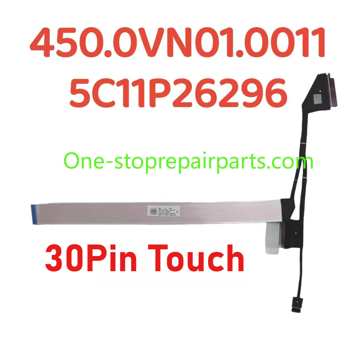 30Pin  Display  5C11P26296 screen cable TOUCH EDP cable For Lenovo 13W 2-in-1 Gen 3 (Type 83M9, 83MA) 450.0VN01.0001 4500VN010001 touch screen cable Lenovo laptop repair parts