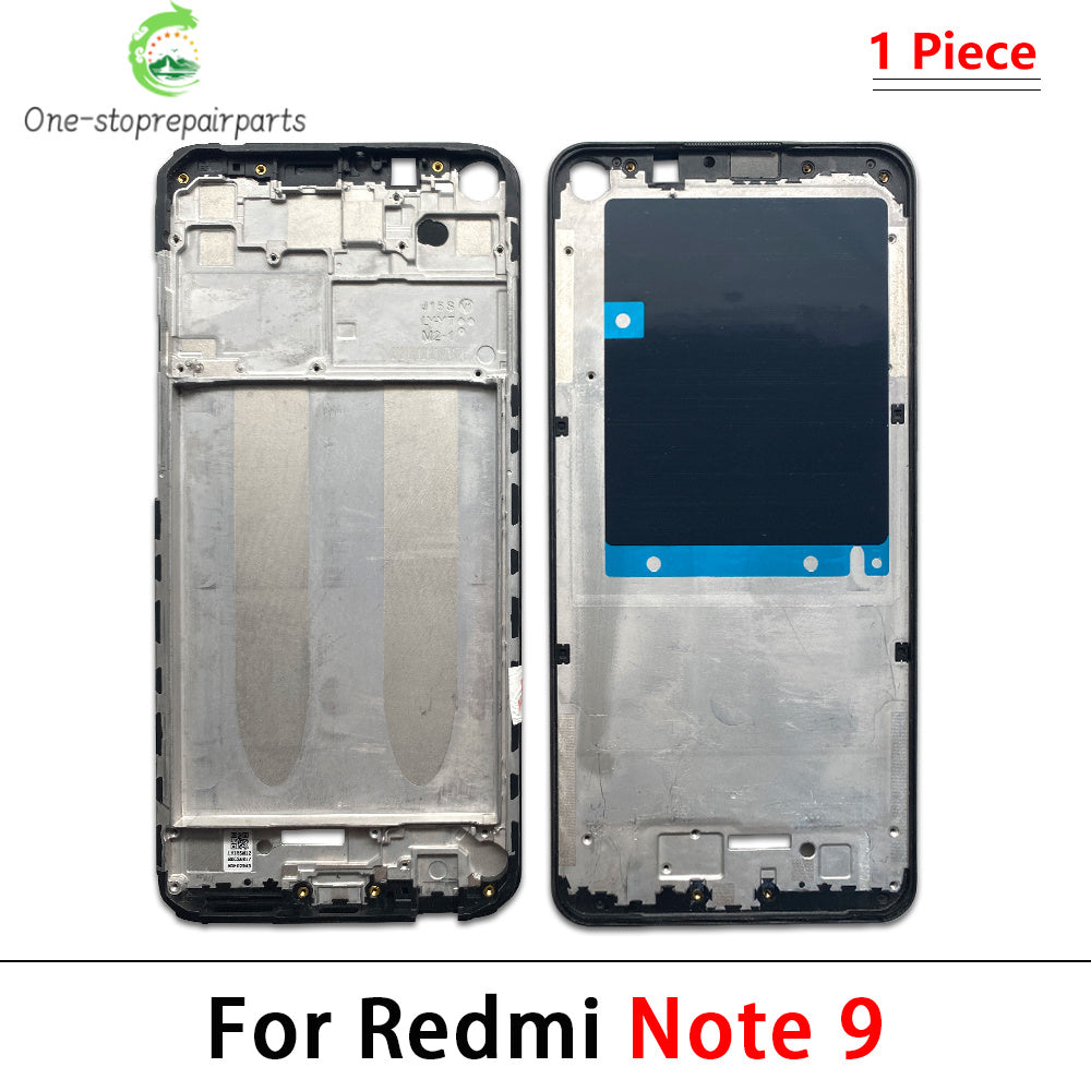 10Pcs/Lot, Housing Middle Frame Bezel Middle Replacement Parts Middle Frame For Xiaomi Redmi Note 7 8 9s Pro  Xiaomi  Xiao mi phone repair parts