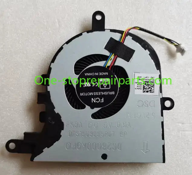 New CPU Cooling Fan for Dell Inspiron 17-3780 3793 5770 Vostro 3580 3590 3591 3593 Series 0FX0M0  DC28000K9D0 DFS1503055P0T FK3A Dell laptop repair parts