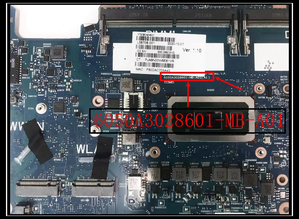 For HP ProBook 640 G5 Laptop Motherboard DDR4 UMA 6050A3028601-MB-A01 I5 I7 8TH GEN 100% Test Work HP laptop repair parts
