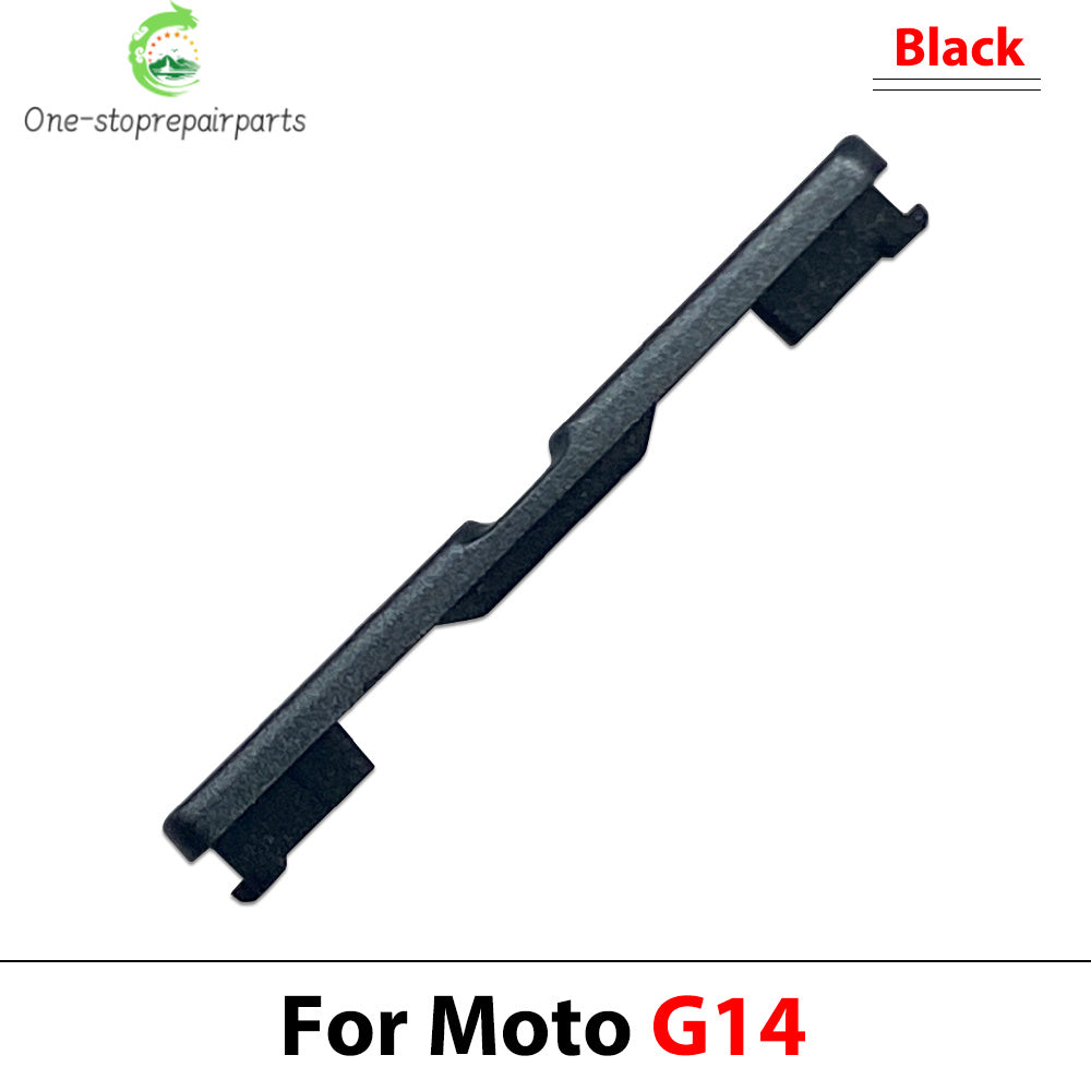 10Pcs, Side Key Power and Volume Button Key For Motorola Moto G04 G14 G24 G34 G54 G84 Replacement Parts Motorola phone repair parts