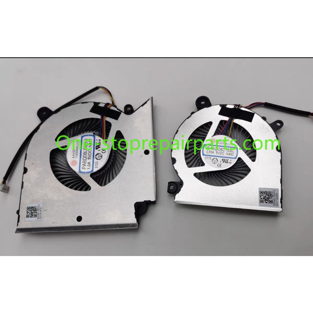 Cooler cooling fan For MSI GF66 GF76 MS-1583 66 GL66 N477 N460 5V PABD08008SH PAAD06015SL  Laptop CPU GPU fan