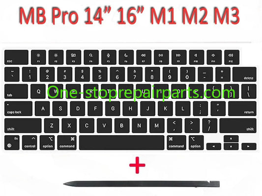 Laptop A2442 A2485 A2779 A2780 A2918 A2992 A2991 Keycaps Keys Key Cap Set for Macbook Pro M1 M2 M3 14" 16" Keyboard Repair Kit Macbook repair parts