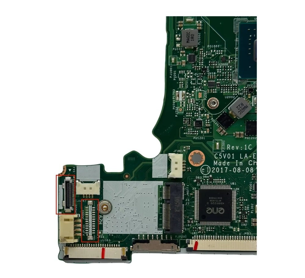 C5V01 LA-E892P For Acer Aspire A515-51G A615-51G Laptop Motherbboard With i3 i7-7500U i5-8250U CPU 4GB-RAM MX130/MX150 2GB-GPU Acer laptop repair parts