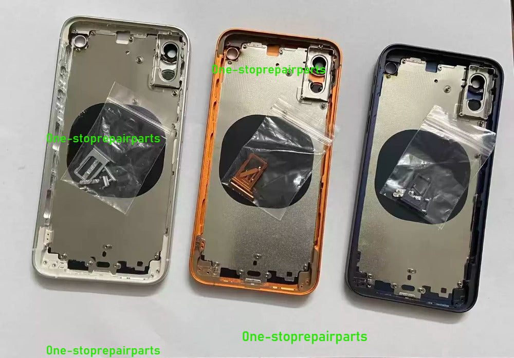 DIY Convertor Housing Back Cover Assembly Compatible For iPhone X XR XS MAX 11 11PRO 12 12PRO 13 Pro 14Pro 15Pro 15 Pro Max To 17 18 17Pro 18Pro Max Backshell Replacement Refitted Chassis Pre-Installed Modified Middle Frame iPhone phone repair parts