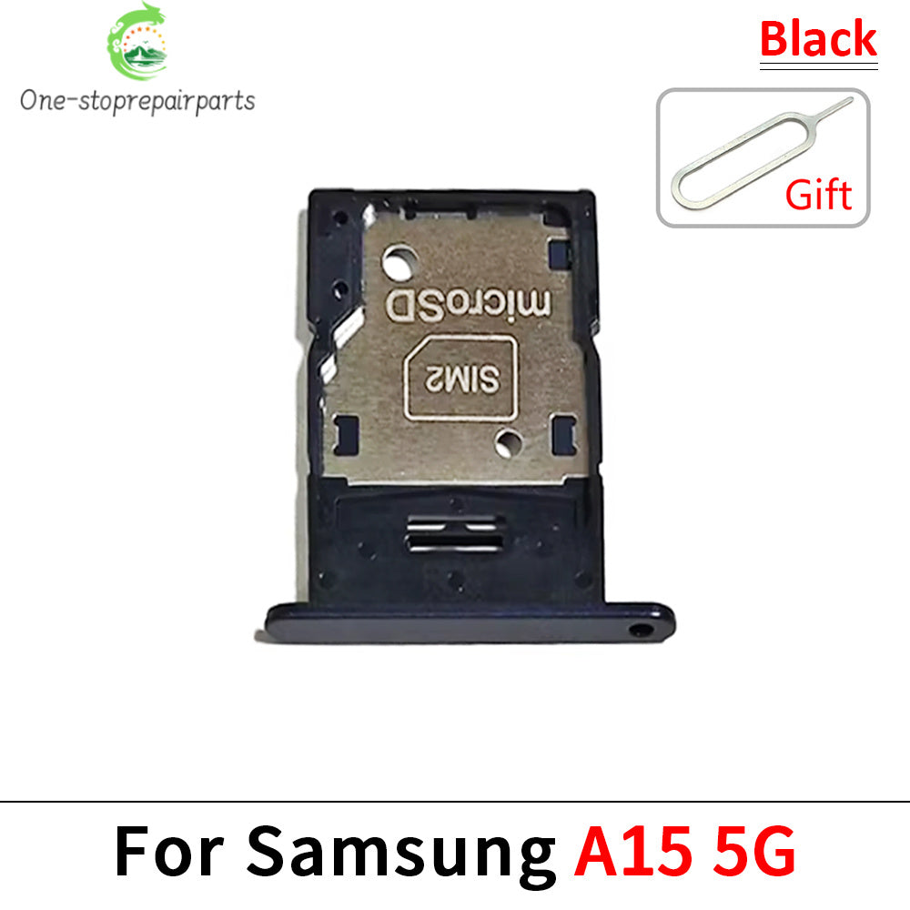 10Pcs, New For Samsung A15 A25 A35 A55 4G 5G SIM Card Slot SD Card Tray Holder Adapter Samsung phone repair parts
