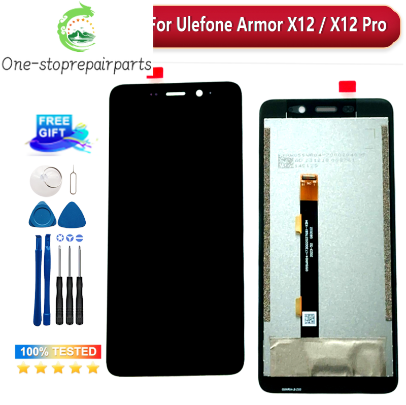 Original Tested For Ulefone Armor X12 Pro LCD Screen Touch Screen Digitizer Assembly Replacement Ulefone ARMOR X12 X12PRO LCD Other brand Phone repair parts