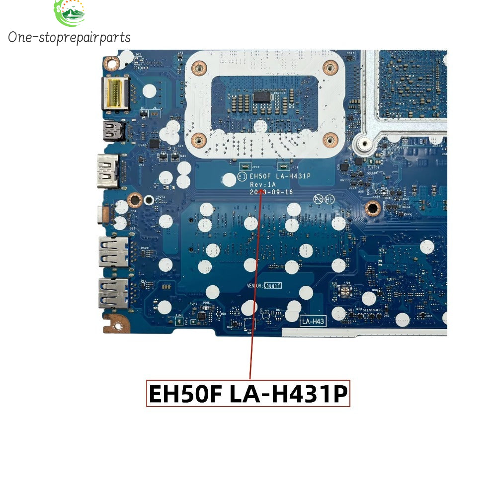 EH50F LA-H431P For Acer Predator Triton 300 PT315-51 Laptop Motherboard With i7-9750H CPU RTX2060 6GB-GPU NBQ9311003 NBQ9311004 Acer laptop repair parts