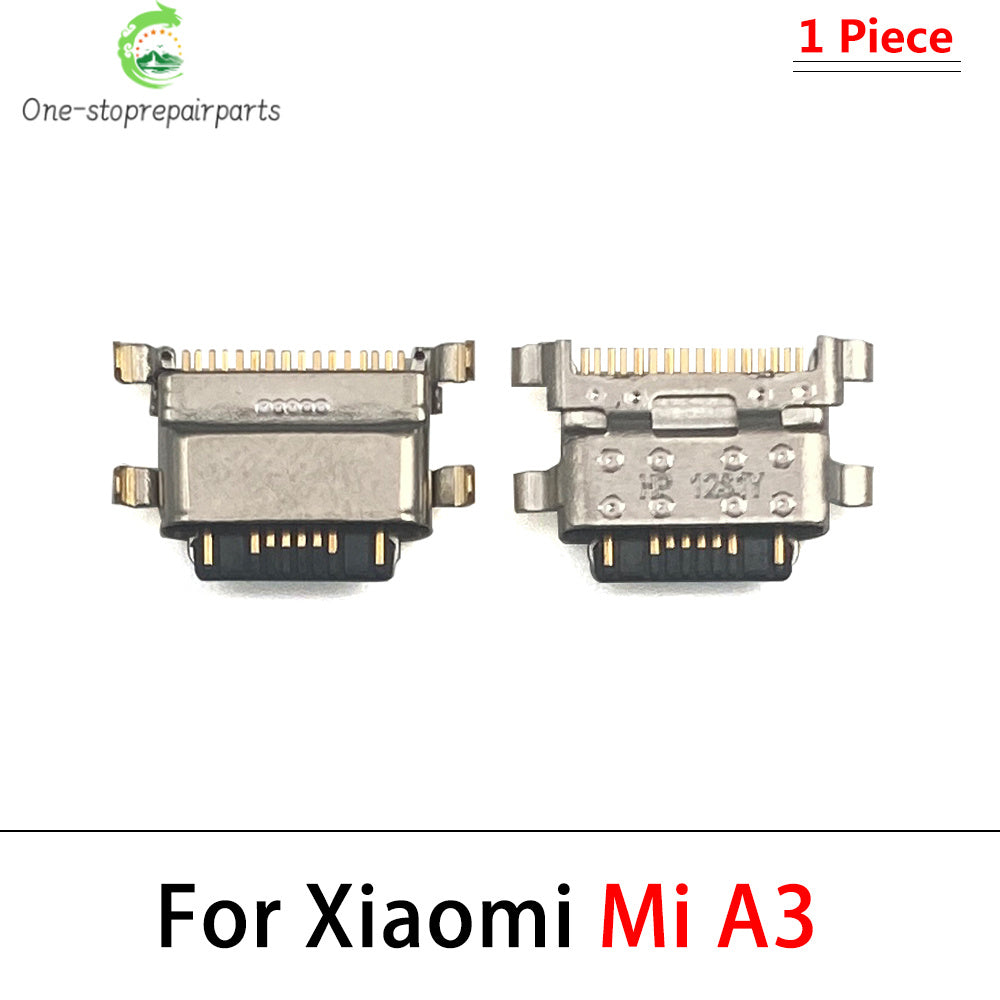 10Pcs, New For Xiaomi Mi 8 9 Se 9T 10 10T 11 11T 12 Lite Pro Mi A1 A2 A3 Micro USB Connector Charger Charging Port Jack Plug Xiaomi  Xiao mi phone repair parts