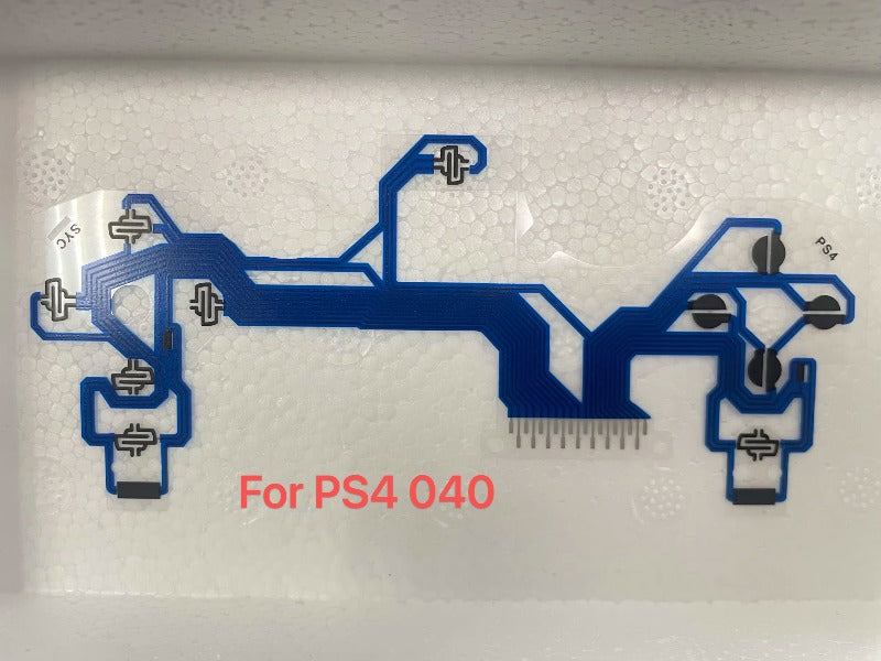 50pcs Film For PS2 PS3 PS4 Pro Slim JDS 030 040 050 Controller Conductive Film Keypad Flex Cable For PS5 Circuit Board Game console repair parts