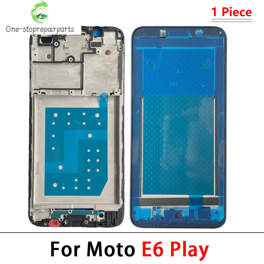 Front Housing LCD Display Bezel Middle Frame For Motorola Moto E13 E20 E22 E32 E32s E40 E6 E6s E7 Play Plus Power Motorola phone repair parts