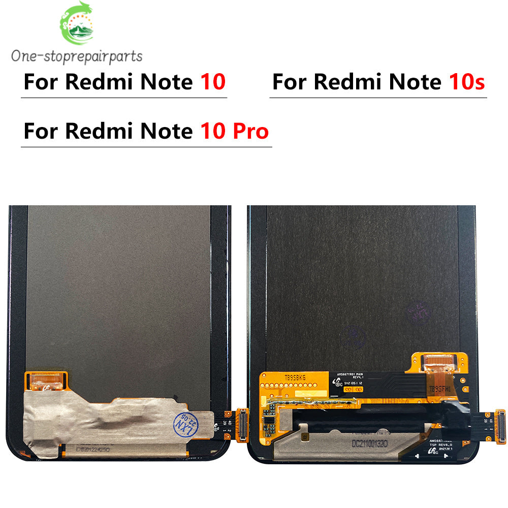 New LCD Display For Redmi Note 10 Pro 4G 5G Note 10S M2101K7AI LCD Display Screen Digitizer For Redmi Note 10 Pro Redmi phone repair parts
