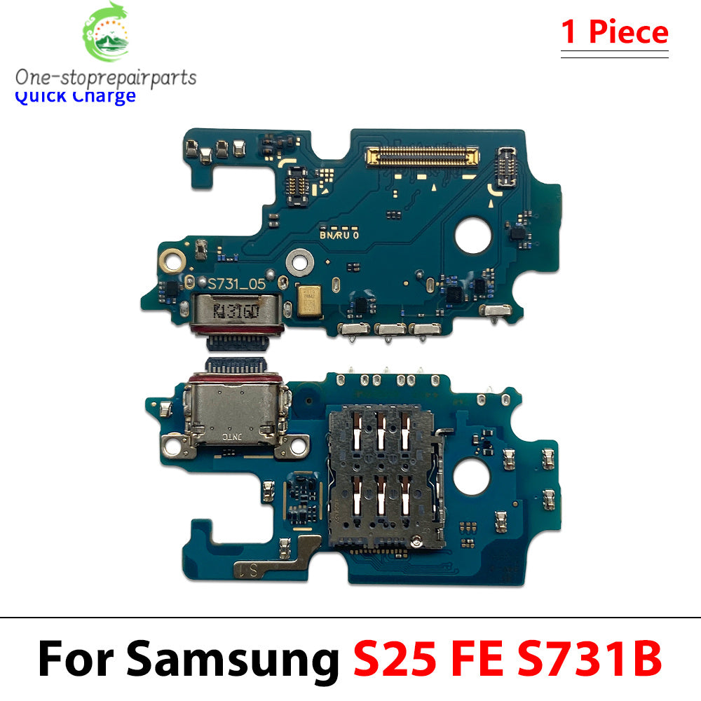 USB Charger Charging Dock Port Connector Flex Cable For Samsung S23 S24 S25 S26 Plus Ultra Fe Edge 5G S931B S936B S938B S928B Samsung phone repair parts