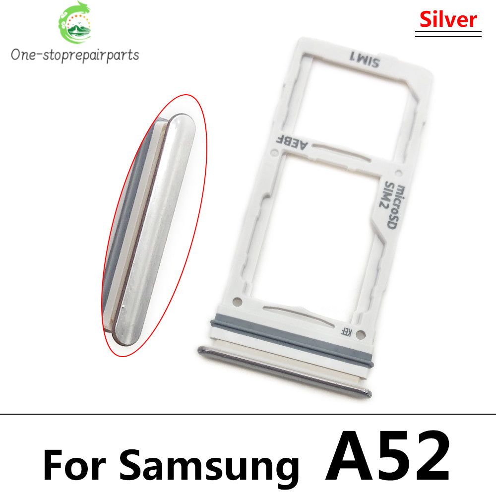 New Sim Card Tray Reader Socket Slot Holder For Samsung A32 A52 A72 4G 5G Replacement Part Samsung phone repair parts