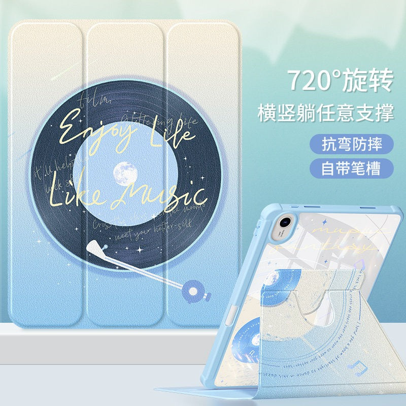 For Huawei matepadair protective case matepad11 flat case 2023 new matepadpro10.8 anti-bend 11.5 inch se acrylic 10.4 all-inclusive anti-drop Tablet Accessories