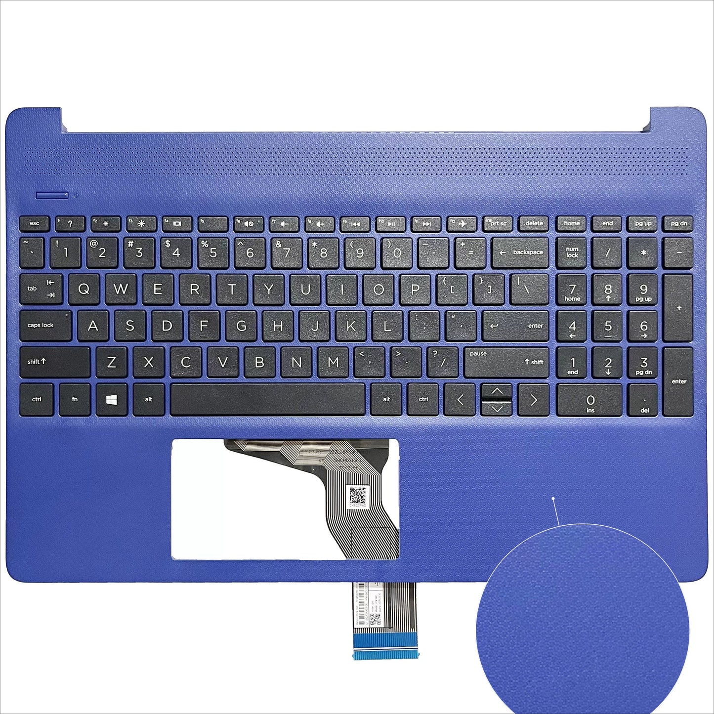 Upper cover case keyboard for  HP 15-EF DY 15s-EQ FQ TPN-Q222 Top case plamrest  L63579-001 touchpad