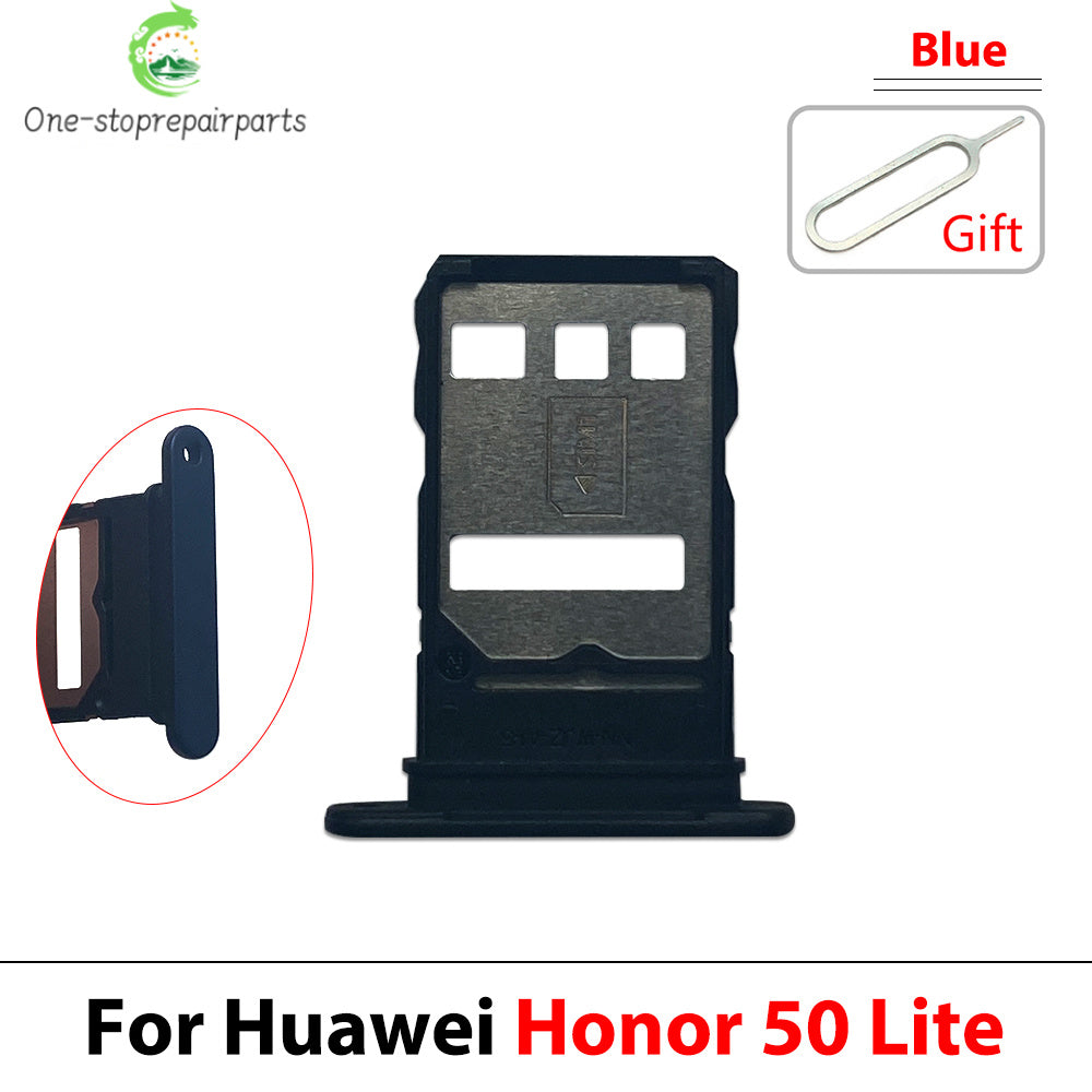 New For Huawei Honor 50 60 70 80 90 Pro Se Lite Plus 5G SIM Card Slot SD Card Tray Holder Adapter Huawei phone repair parts