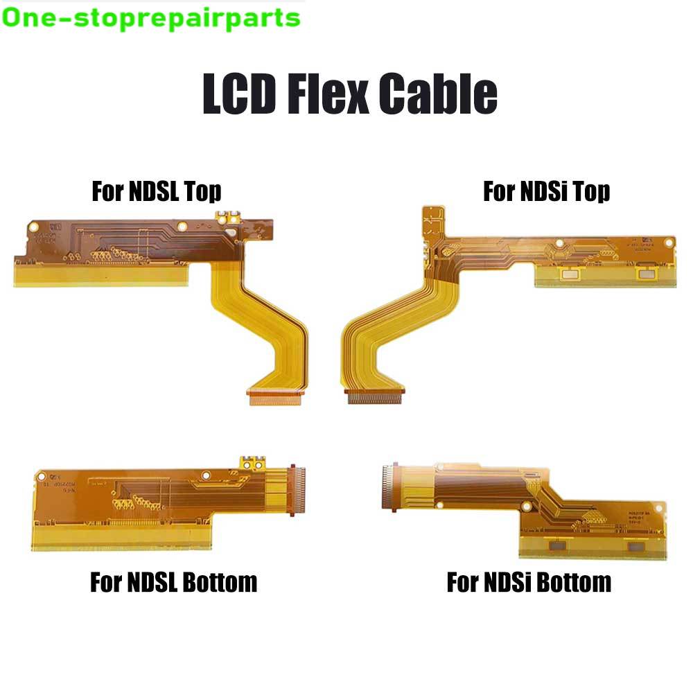 Replacement Top Bottom LCD Display Screen Flex Cable For DS Lite NDSL NDSi Game Console Upper Lower LCD Ribbon Cable Parts Game console repair parts