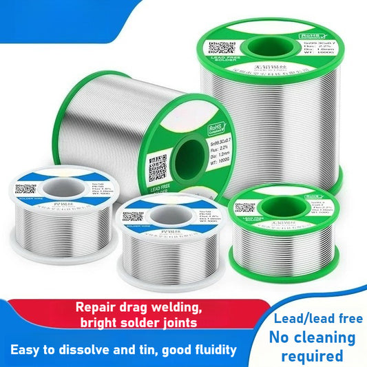 High purity solder wire 63 low temperature with flux rosin core welding household electric soldering iron lead-free solder wire Repair tools