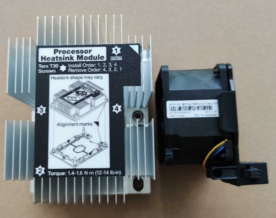 Servicer New Thinksystem SR588 Heatsink 01KP655, Fan 01KR062 Server repair parts