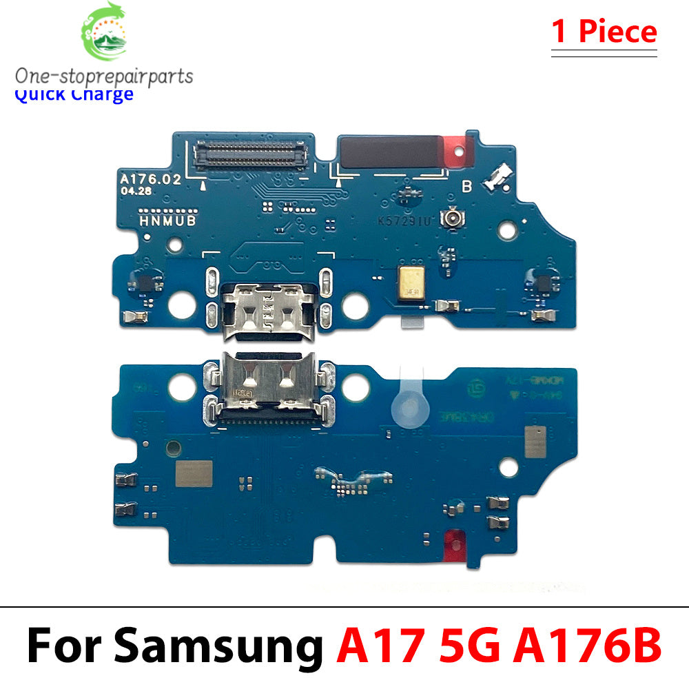 50Pcs, USB Charging Port Dock Charger Plug Connector Board Flex Cable For Samsung A05 A05s A15 A25 A35 A55 A06 A16 5G 4G Samsung phone repair parts