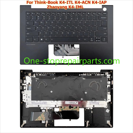 Upper case keyboard for ThinkBook K4-ITL K4-ACN K4-IAP Zhaoyang K4-IML  topcase palmrest cover 5CB0X55796 5CB1B101055CB1B10105