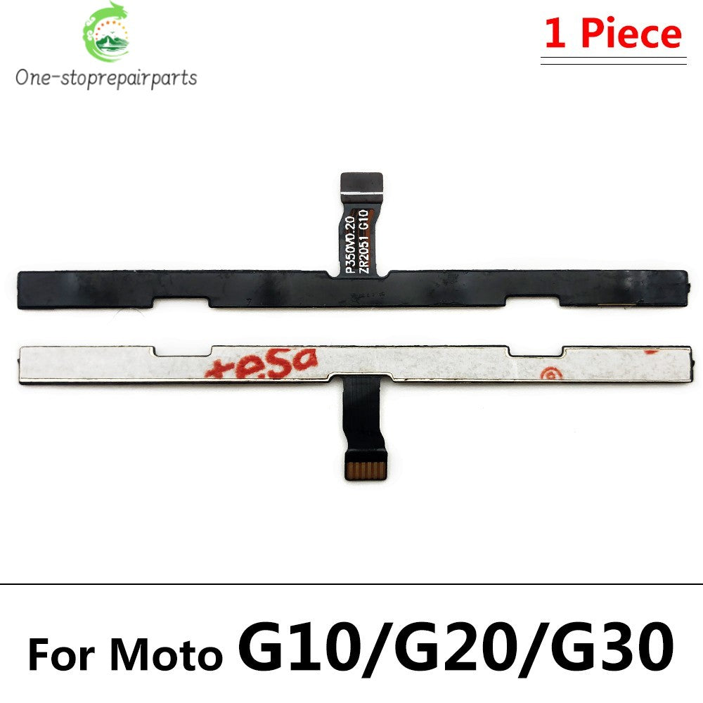 Power on off Volume Key Button Flex Cable For Motorola Moto G10 G20 G30 G100 G200 G50 G60 G60s G31 G51 G71 G22 G32 G52 G62 5G Motorola phone repair parts