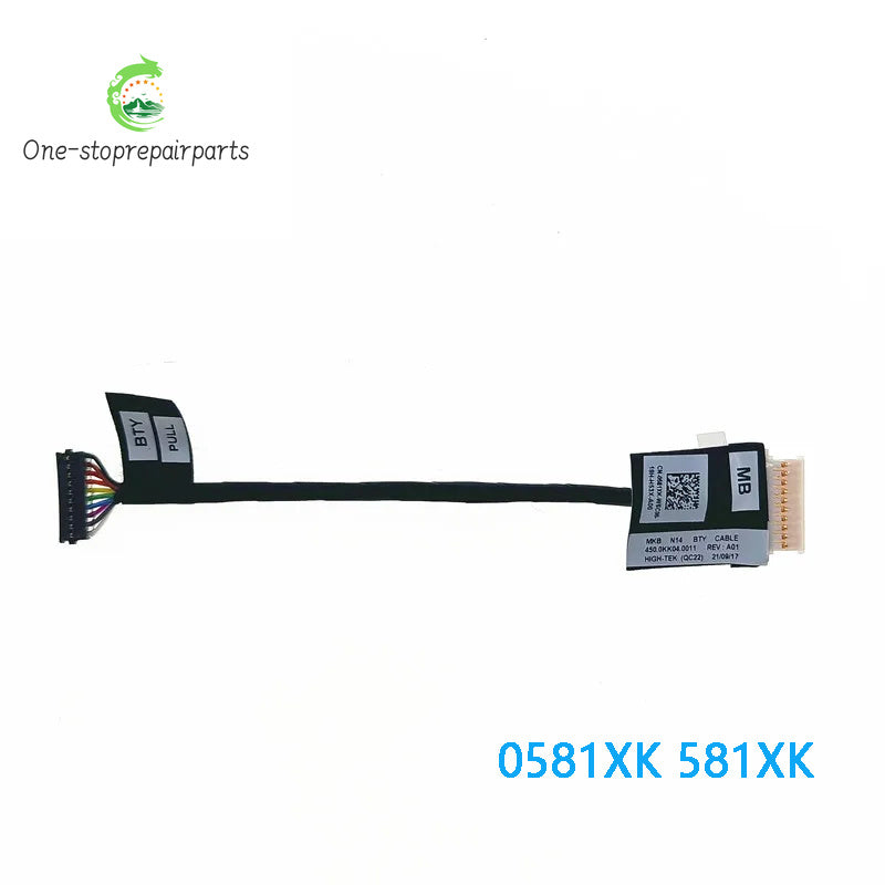 NEW ORIGINAL LAPTOP Battery Cable For Dell Inspiron 5400 5401 5402 5405 5406 5409 7405 5501 5502 5505 5509 E3401 0581XK 581XK  Dell laptop repair parts