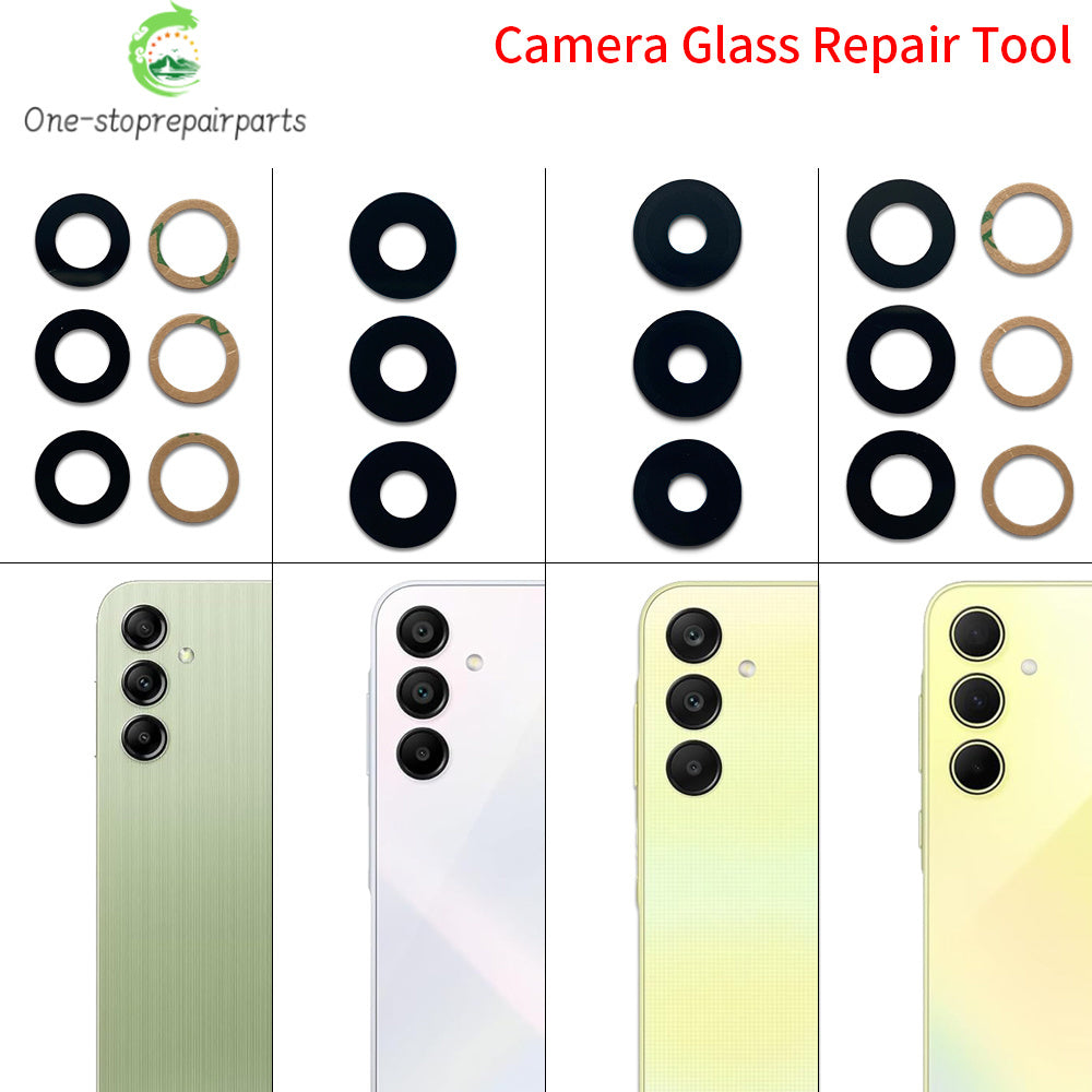 10Pcs, Back Camera Rear Camera Lens Glass With Sticker For Samsung A04 A04s A04e A14 A24 A34 A54 A05 A05s A15 A25 A35 A55 4G 5G