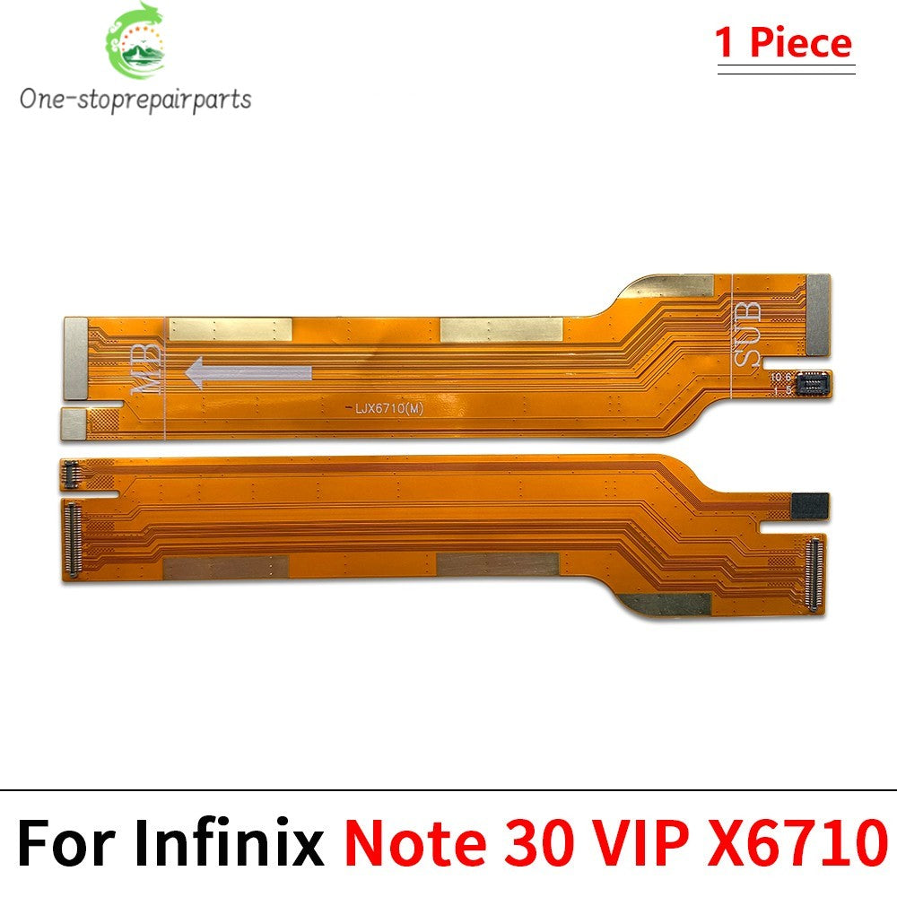 10Pcs, Main Board Motherboard Connector Board Flex Cable For infinix Note 10 11 12 30 30i 40 Pro G96 VIP 4G 5G X693 X663 X697  infinix phone repair parts