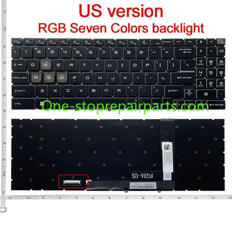 US NEW Laptop Keyboard For MSI VECTOR GP68HX 13V GP68 GE68 GP78 GE78 GE78HX GS77 GT77HX MS-17S1 15H1 15H2 15K1 15HK 1585 1583 MSI laptop repair parts