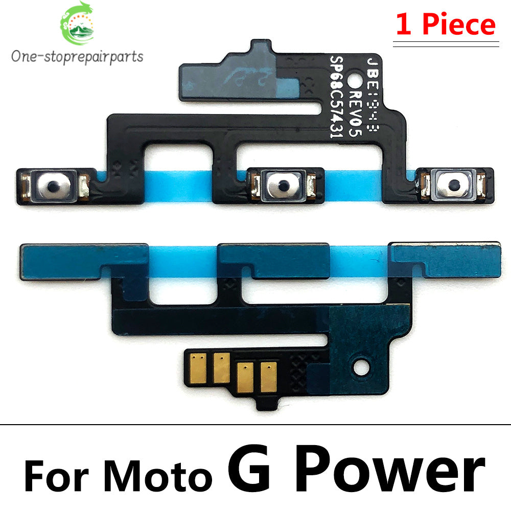 Power On Off Volume Side Button Key Flex Cable For Motorola Moto G 5G Plus Power Stylus Play Pure 2021 2022 Motorola phone repair parts
