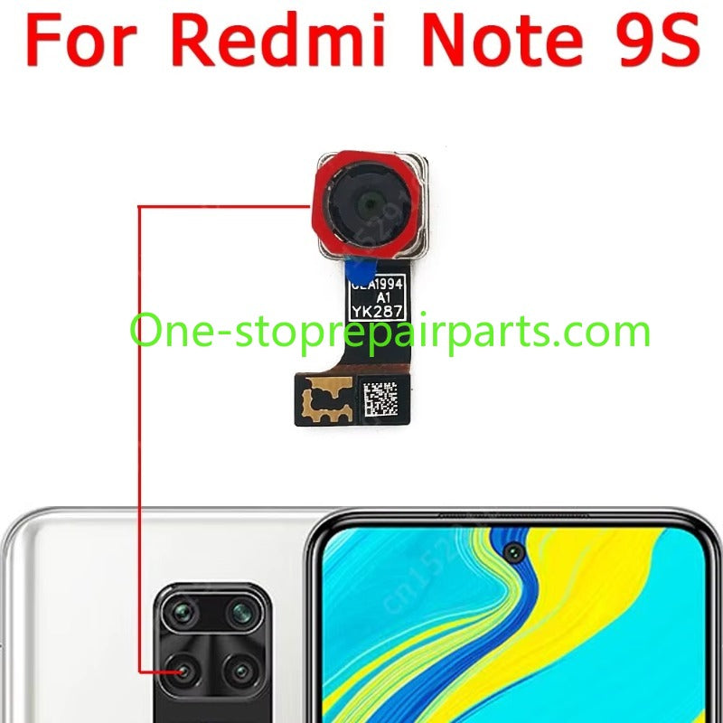 Rear Back Camera For Xiaomi Redmi Note 9 Pro 9S 9Pro Note9 Main Backside Camera Module Flex Replacement Spare Parts Xiaomi phone repair parts