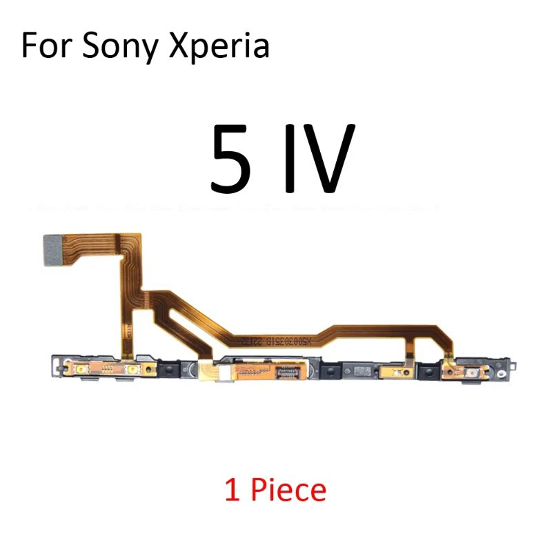 Switch Power ON OFF Key Mute Silent Volume Button Ribbon Flex Cable Parts For Sony Xperia 1 5 II III IV V VI Sony phone repair parts